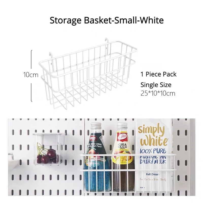 Multi-Functional Pegboard Wall Organizer with Shelves