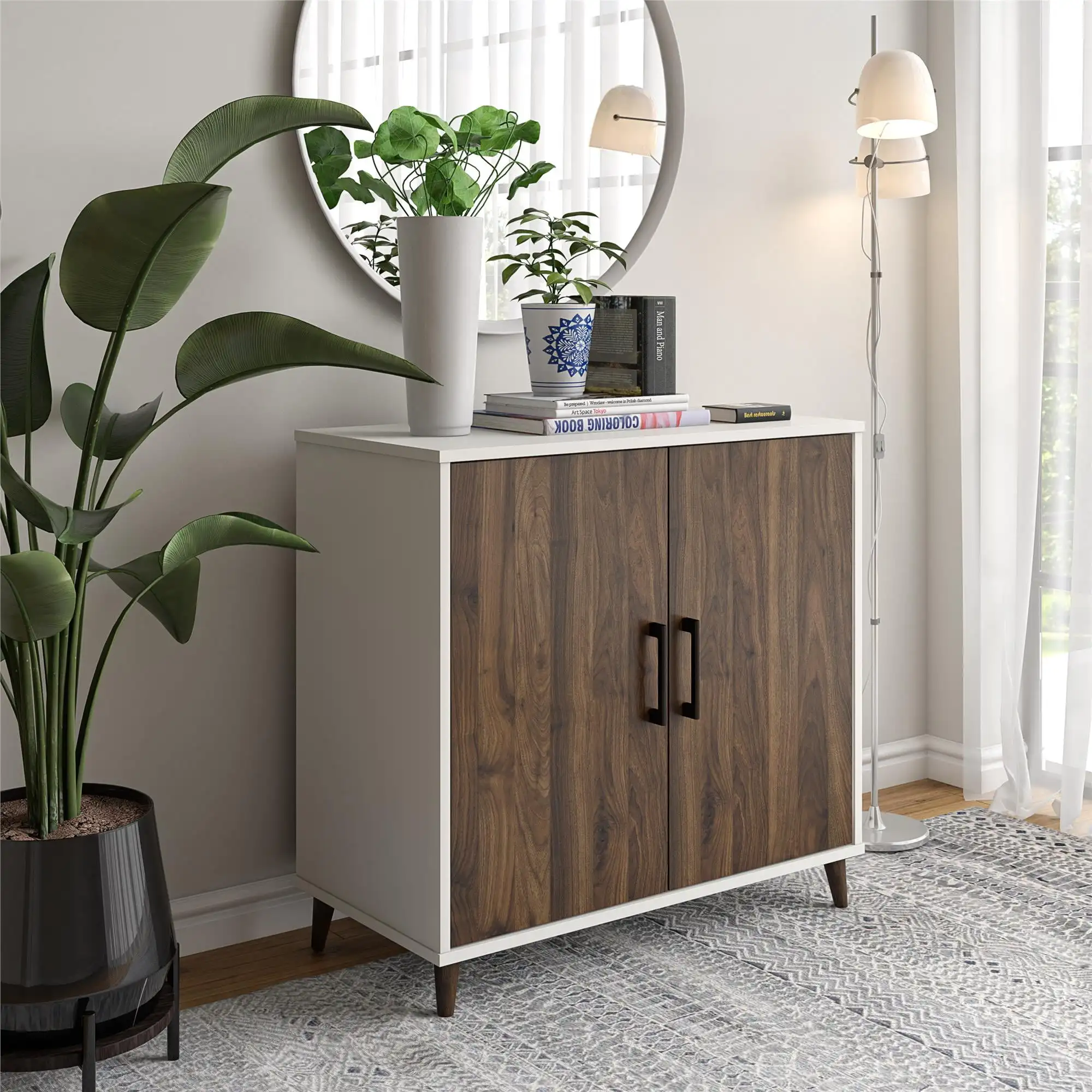 

Ameriwood Home Ernest Accent Cabinet, White
