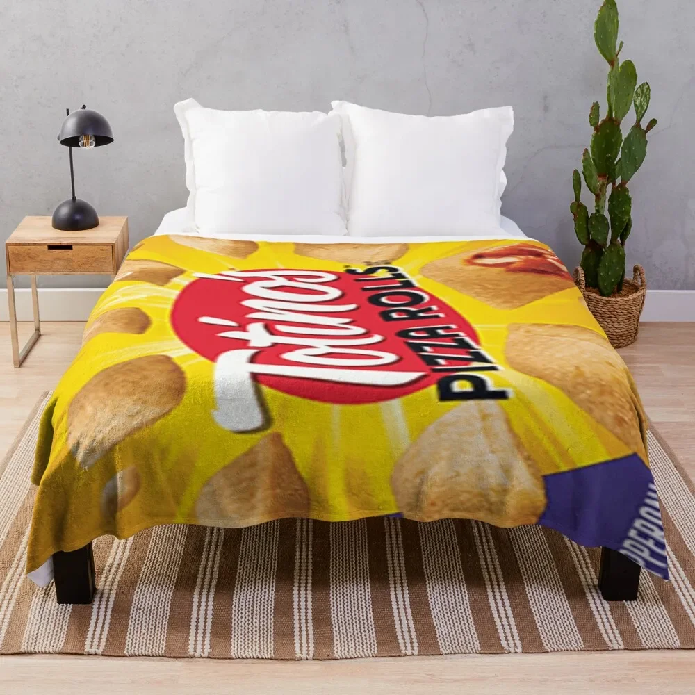 

Pizza Rolls Throw Blanket Warm christmas decoration Custom Luxury Fluffy Softs Blankets