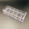 1Pc Acrylic Poker Chip Box Exquisite Transparent Storage Container With Lid Coin Collection Box For Mahjong Chess Room 5