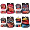 Child Cartoon Lightning McQueens School Backpack with Lunch Bags ,Pencil Bags ,School Bags for Boys Girls Best Gift