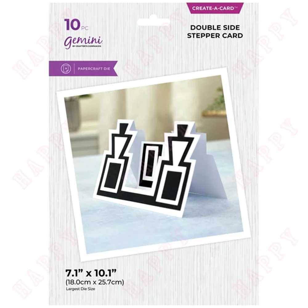 

Опаленная боковая Шаговая карта металлические штампы для «сделай сам» Скрапбукинг Тиснение бумажная карта тиснение двухсторонние шаговые штампы