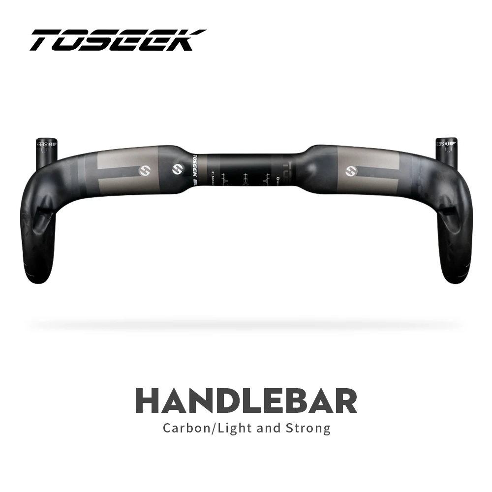 Toseek Full Carbon Ud Matte Road Track Fiets Racing Drop Bar Stuur  31.8X400/420/440mm Road Hanldebar|bars handlebars|drop bar  handlebarshandlebar 31.8 - AliExpress