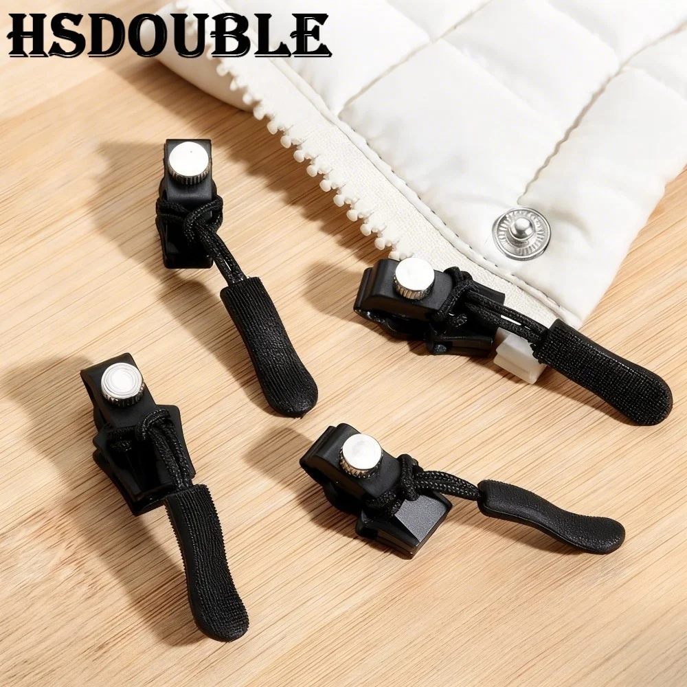 Universal Zipper Repair Kit Quick Instant Detachable Zipper Head Replacement Slider Pull Jacket Bags Coat DIY Sew 3-24Pcs