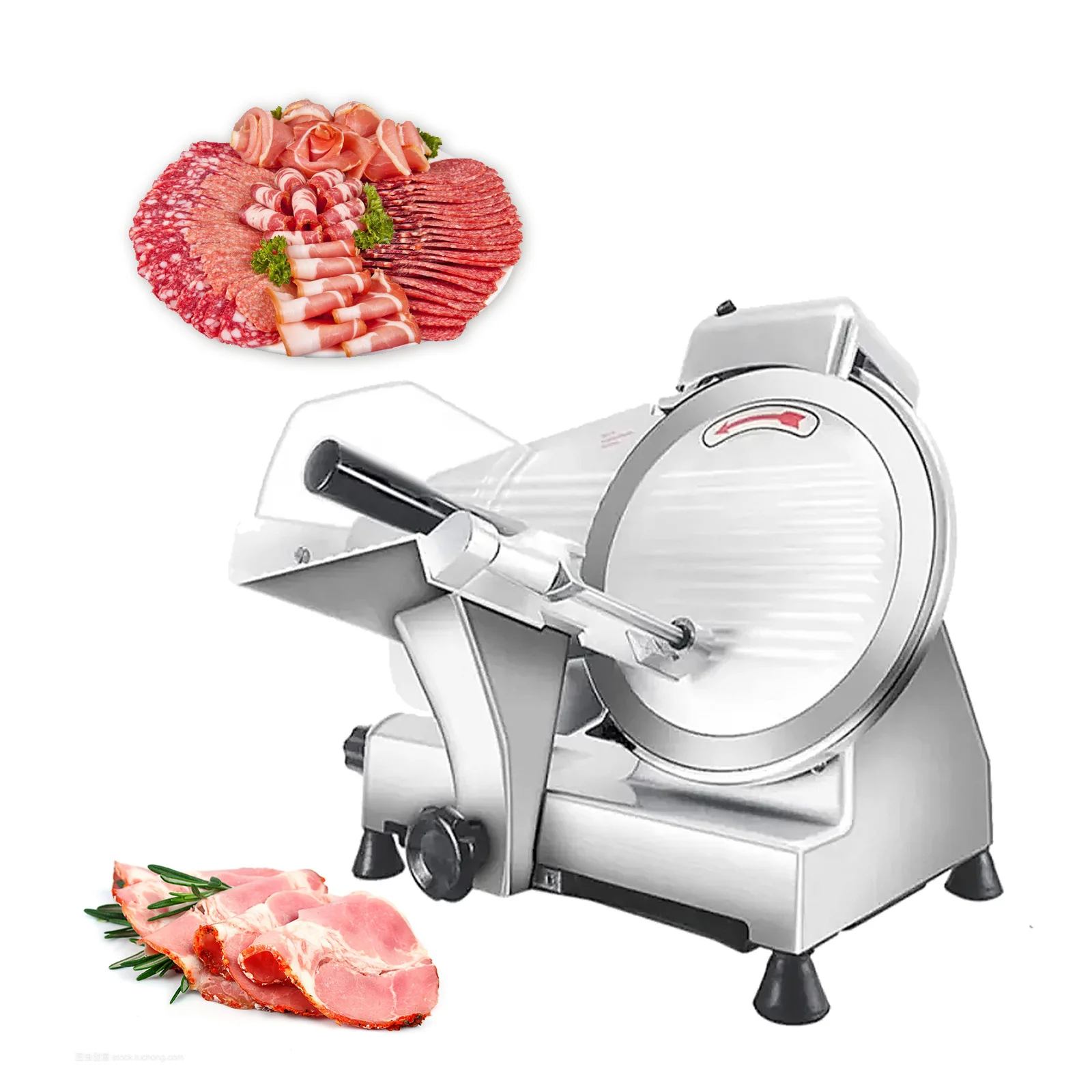 

Mvckyi Commercial Meat Slicer 210W Meat Slicing Machine/ Fish Beef Pork Slicer/Chicken Breast Slicing Machine