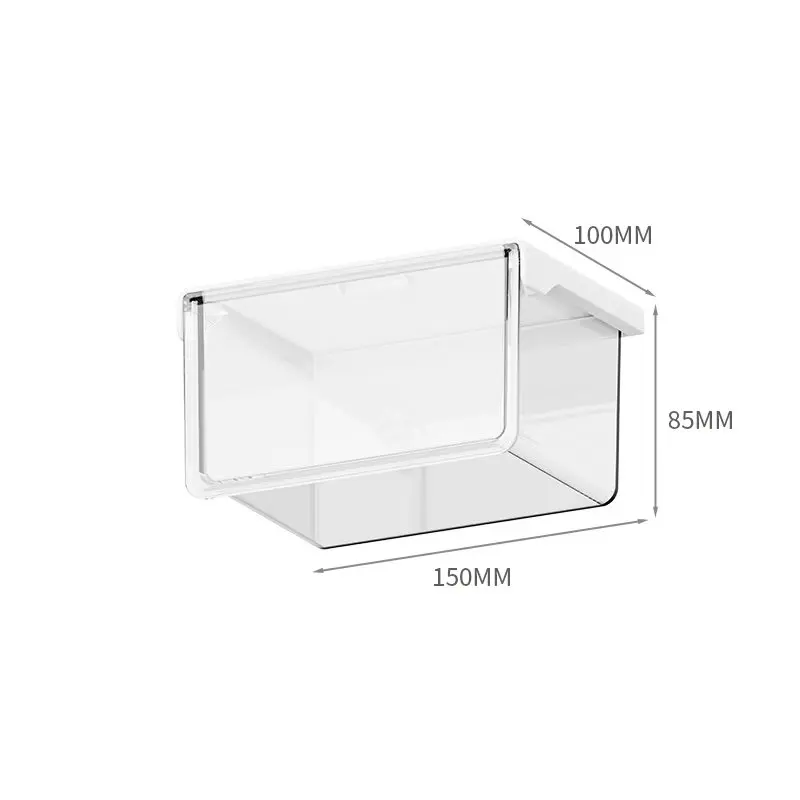 מחזיק Qtip מתחת למראה ארון אחסון עם מגירה שקופה לפד כותנה, סוואבים, ארגונים לאיפור