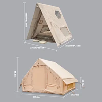 Triangle Inflatable Camping Tent for 2 - Quick Setup, Waterproof Adventure - Image 2