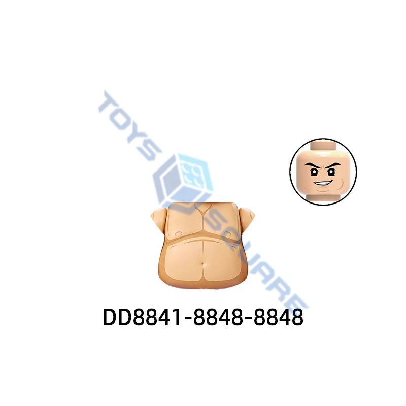 좀비 정육점 액션 피규어 무기 바지, 헤어 헬멧 모델 블록, MOC 벽돌 세트, 어린이 DD8841-DD8848 선물 장난감