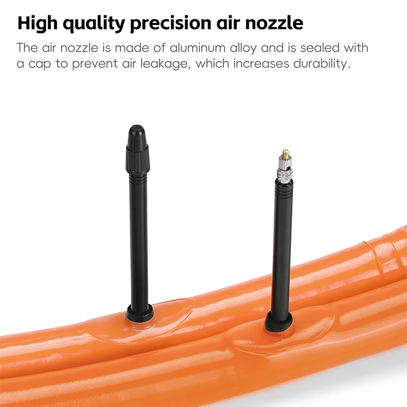 WEST BIKING Bicycle Inner Tube Lightweight TPU 700X23 25 28C Road Bike Tire Pneumatic Tire 65mm Presta Valve Bike Accessories