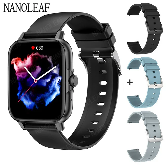 CT3 Men Smart Watch Bluetooth Voice Call Sports Fitness Tracking Heart Rate Blood Pressure Monitor Women Electronic Wristwatches 