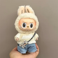 Labubu Doll Fashion Outfit Set - Cute Skirt Overalls & Strap Pants (LBB - 68)