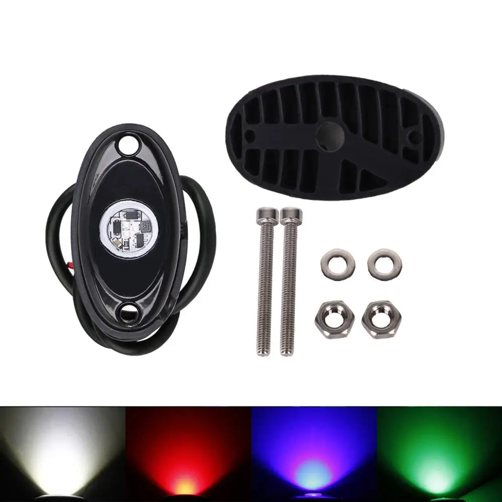 

1PC LED ROCK LIGHT CAR AUTO UNDER BODY EXTERIOR UNDERBODY GLOW TRAIL RIG LAMP UNDERGLOW LED ATMOSPHERE DECORATION LAMP