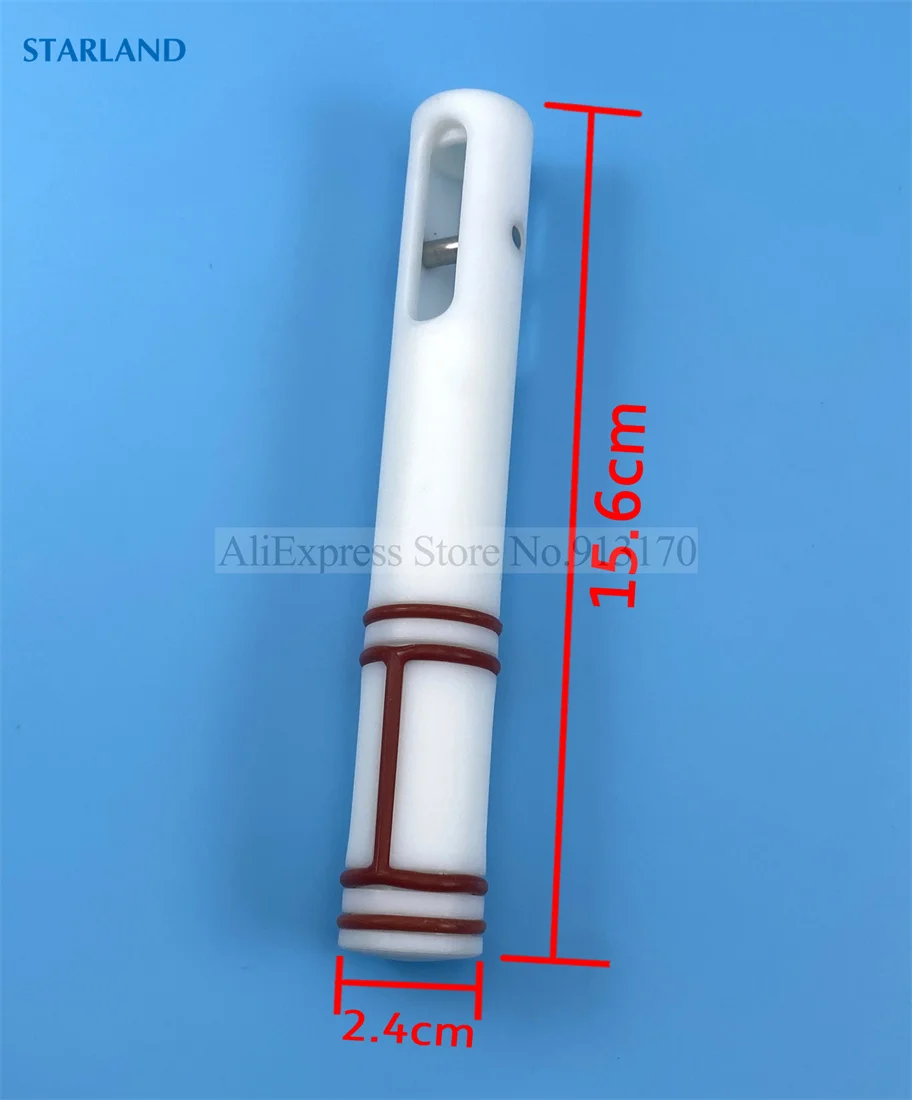 Piston Valve Stems Spare Parts 3 Pieces Valve Rods Of ZM Soft Ice Cream Machines Replacement Fittings With Red Sealing Rings
