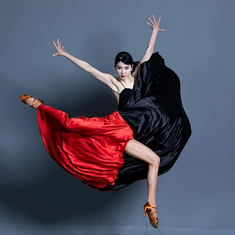 Falda Profesional Española para mujer, traje de baile latino