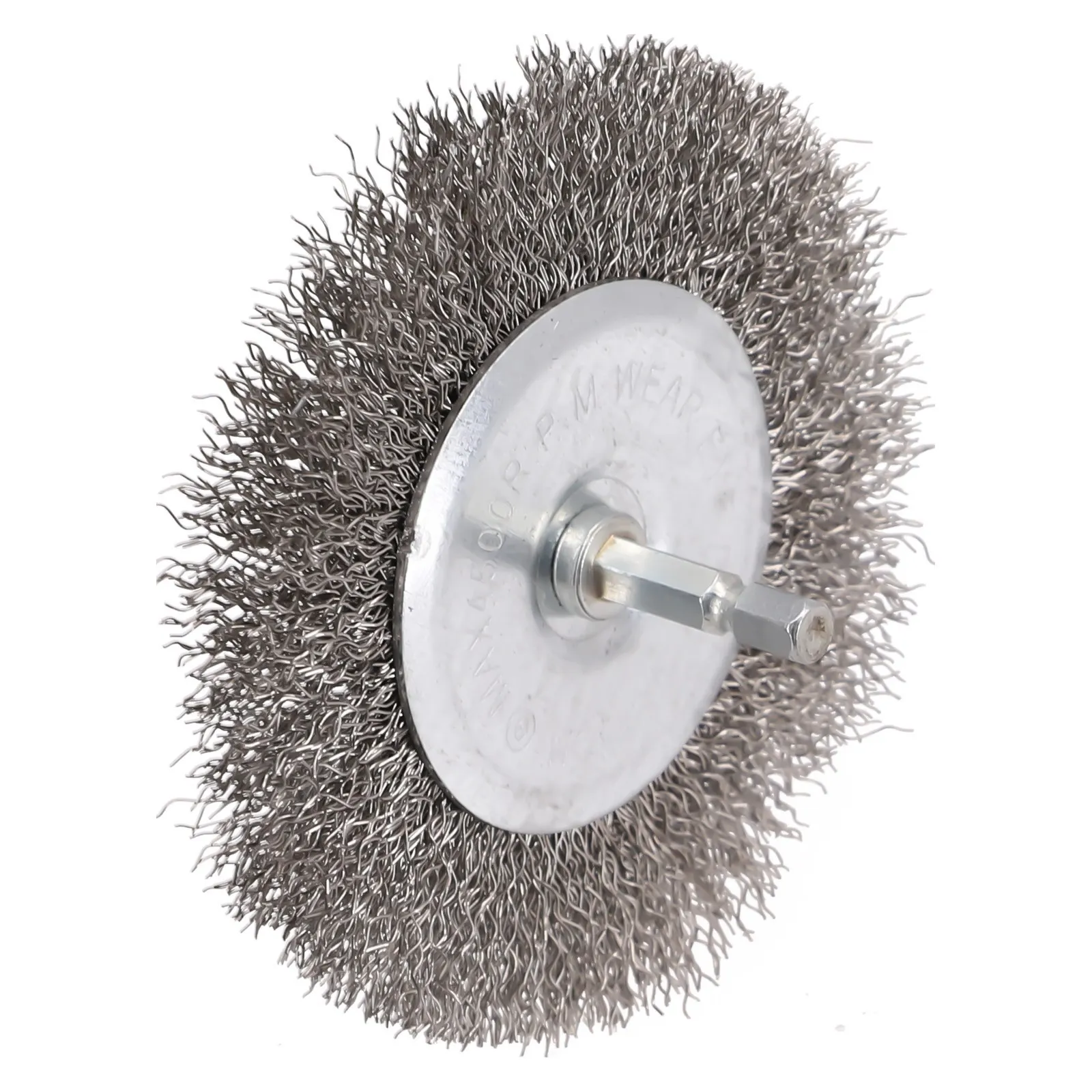 

Durable New Brushes Wire Wheel 0.3mm Carbon Steel Crimp Wire 4inch 4inch/100mm Removes Burrs Shank Diameter 6mm