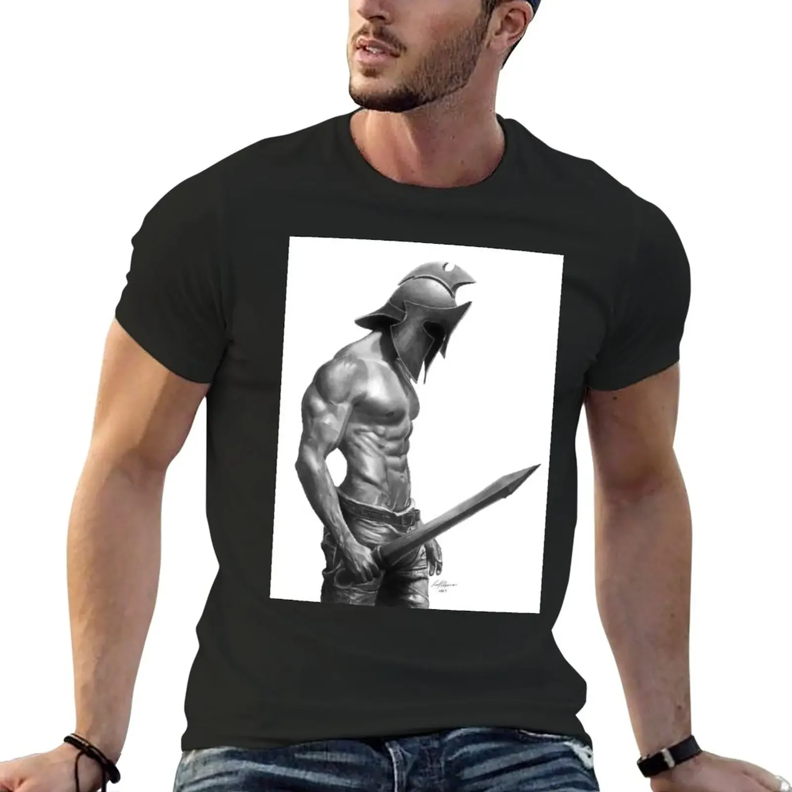 

THE GLADIATOR T-Shirt funnys Aesthetic clothing Blouse Men's t shirts