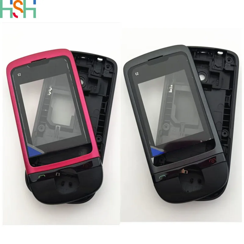 Per Nokia C2-05 C205 Nuove Parti Di Ricambio Complete Della Custodia Dell'Alloggiamento Del Telefono Cellulare