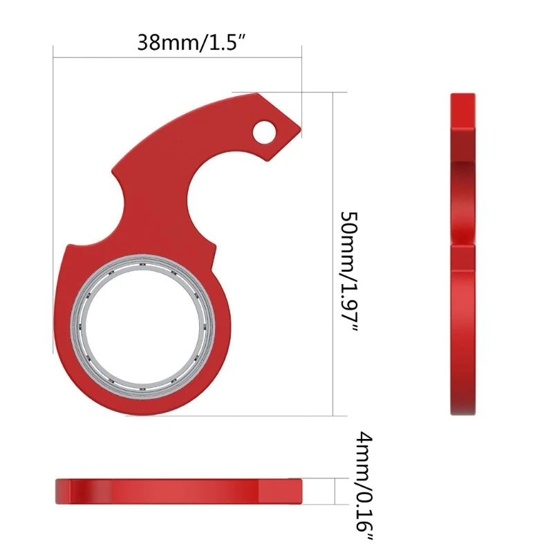 Key Ring Spinner Toy for Car Key Key Flipping Toy Keychain Spinning Spinner