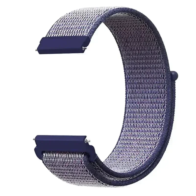 Nylon Loop Wristband - 20/22mm Adjustable Strap, Multiple Colors Available