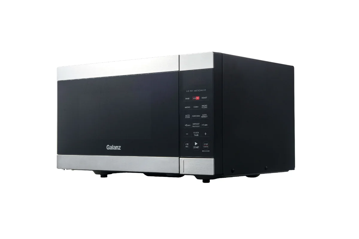 Galanz 0.9 cu. ft. Air Fry Countertop Microwave, 900 Watts, Stainless Steel 3