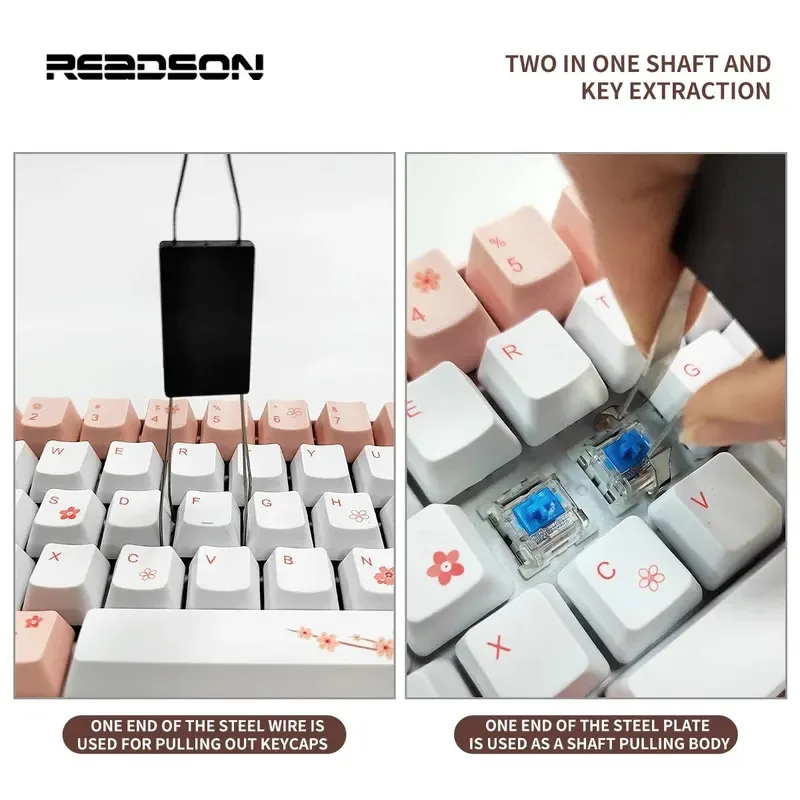 2-in-1 Mechanical Keyboard Key Cap Remover Universal Key Shaft Remover thumbnail 4