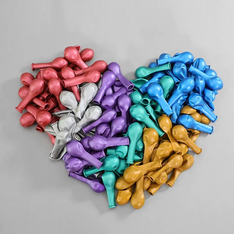 

20/50pcs 5inch Chrome Metallic Latex Balloons Gold Round Thick Glossy Metal Wedding Balloons Birthday Party Inflate Air Globos