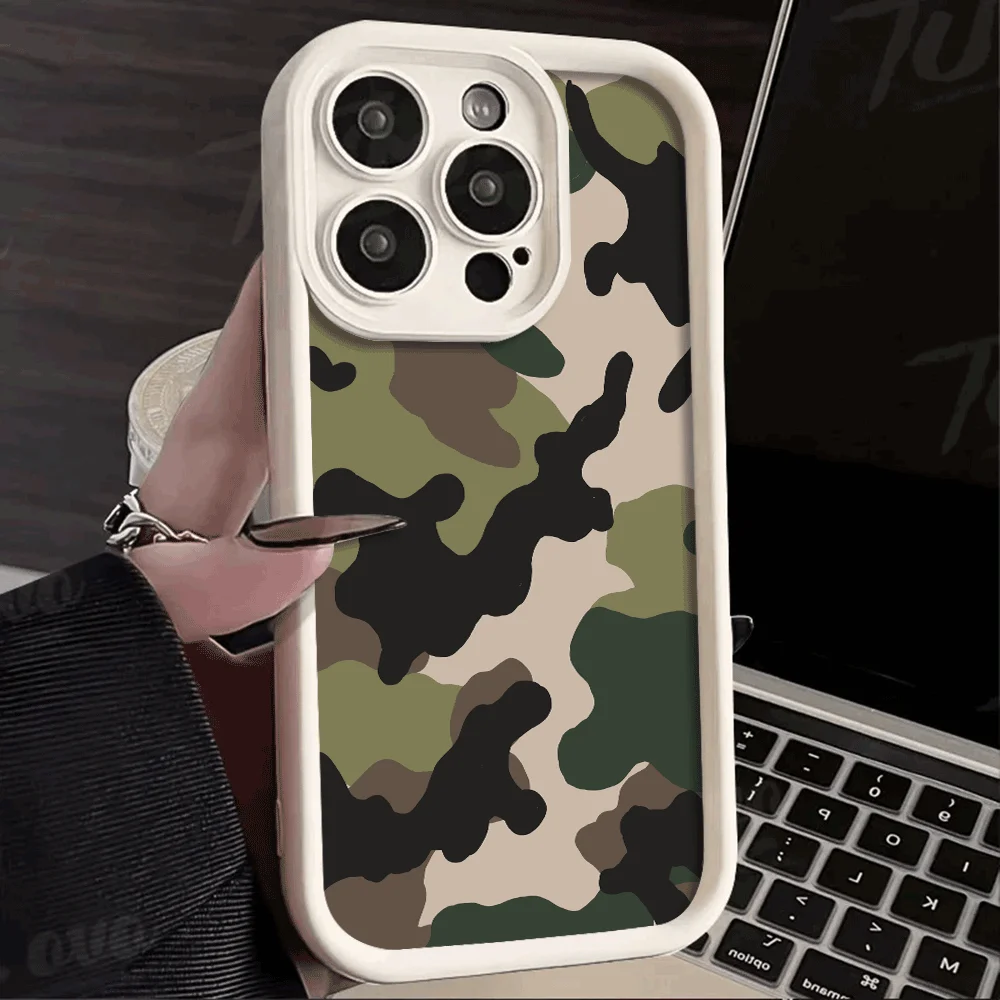Camouflage Shockproof Anti-Slip Phone Case - Soft TPU Cover