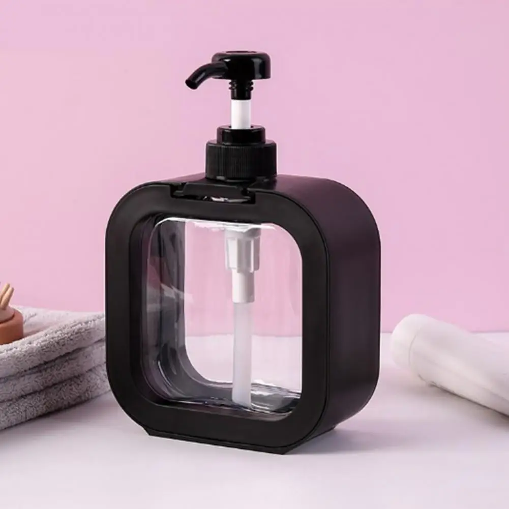 Wide-mouth Liquid Dispenser Transparent Hand Wash Dispenser Leak-proof Transparent Soap for Bathroom Kitchen Sink