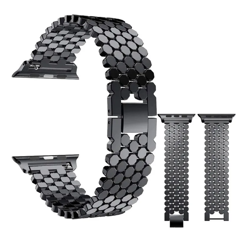 Elegant Diamond-Embellished Stainless Steel Watch Bracelet
