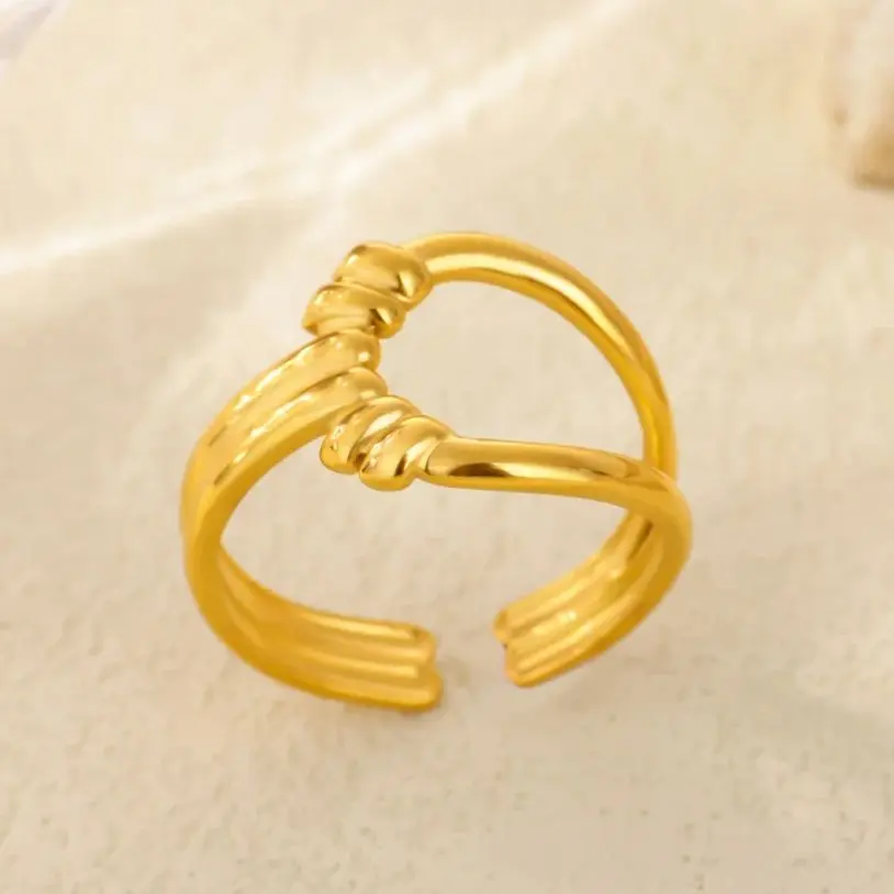 Minimalist Rings Women Steel