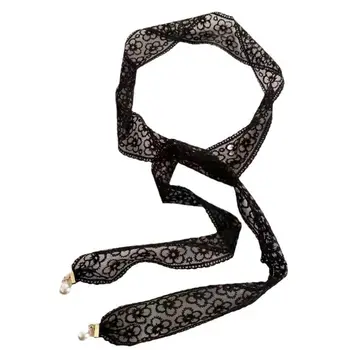 أحزمة خصر دانتيل مزخرفة للنساء ، حزام سلسلة ، قلادة لؤلؤ ، إكسسوارات ملابس أنيقة ، فستان رائج 4