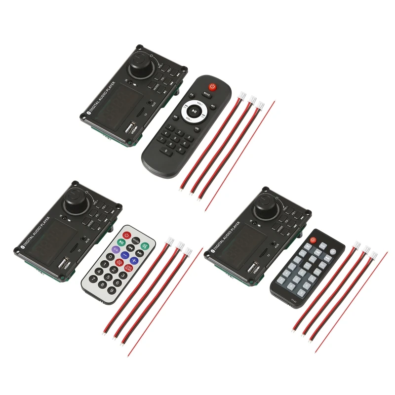 

2x50W MP3 Player Decoders Board 12V Bluetooth-compatible 5.0 Amplifier Digital Dropship