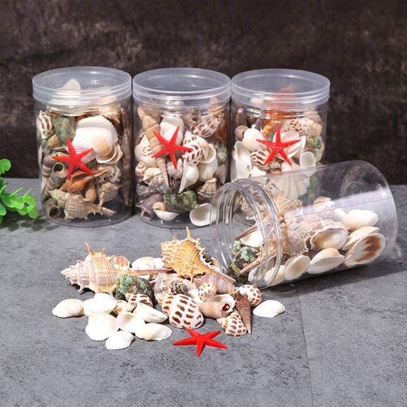 

Aquarium Ornaments DIY Fish for Tank Decorations Mixed Seashells Sea Snail Coral Starfish Various Sizes up to 2.4" 55KF
