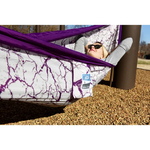 Equip Lightweight Portable Nylon Travel Hammock, 1 Person Purple , Open Size 116" L x 59" W camping  swing 1