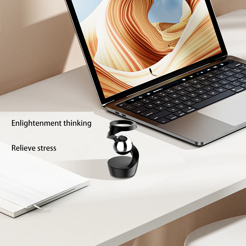 Anti gravity Visual Desktop Gyroscope Office Desk Toy Desktop Stress relief Toy Made of Alloy Stress relief Spinning Gyroscope fidget toys anti stress toys