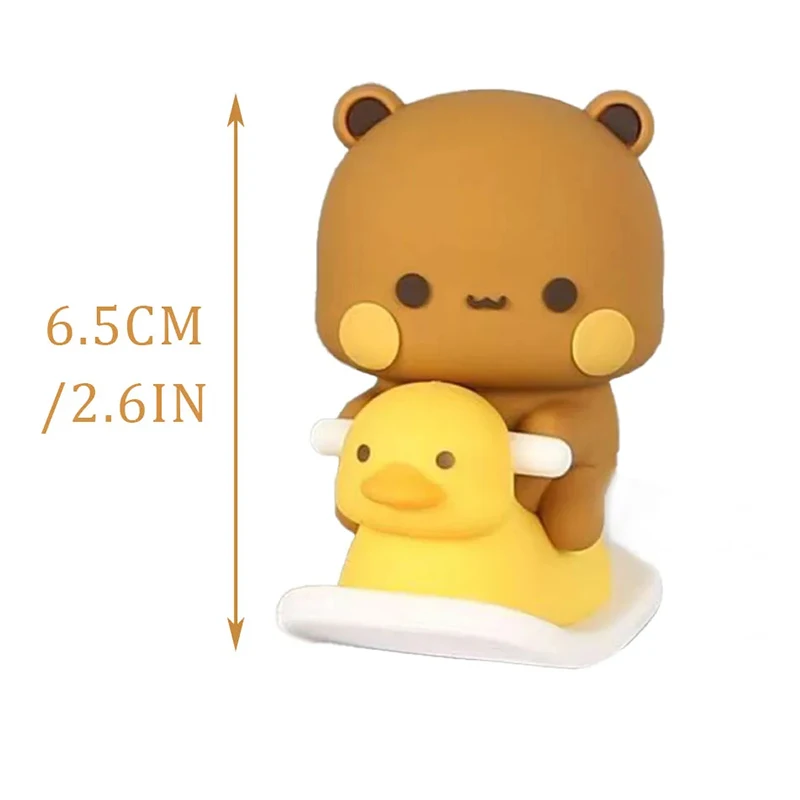 Süße Kawaii Bubu Dudu Panda Bär Figur Cartoon Spannender Bär Miniaturen Sammlerstück Tierspielzeug Puppe Ornament Home Derocation – Detail 1