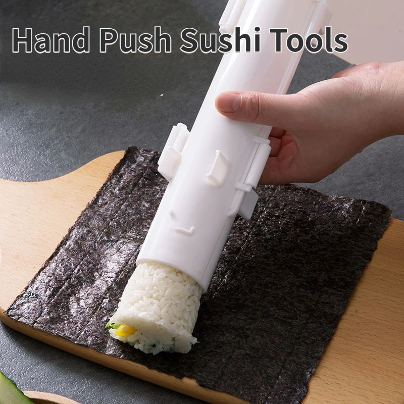 

Sushi Tool DIY Sushi Maker Roller Rice Mold Sushi Making Machine Vegetable Meat Rolling Device Onigiri Mold Kitchen Accessories