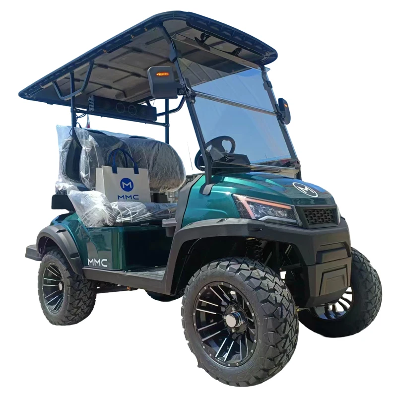 New Gas Power Golf Buggies 2 4 6 seater 300CC 350CC Lifted Off Road Hunting Black Golf Cart