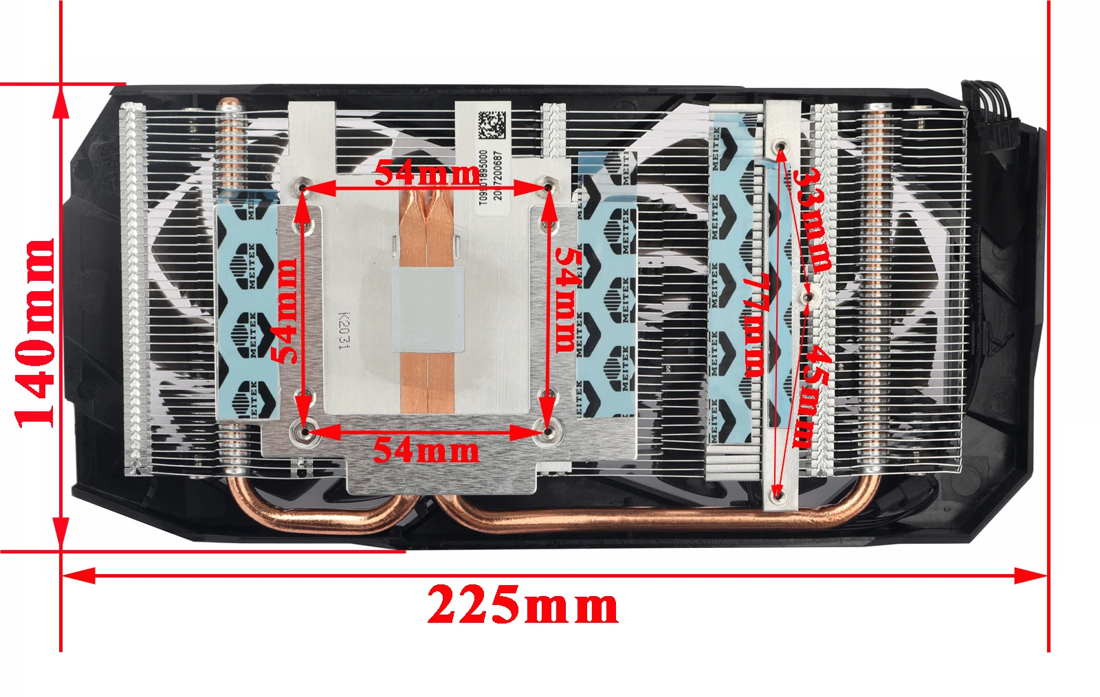 Gigabyte, Radeon RX 5600, 5700, XT GAMING OC 6G, 78mm