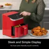 Chef 5.8QT Air Fryer, 8-in-1 Smart Cooking Programs, Nonstick and Dishwasher-Safe Basket, Complete Recipe Book, Red, DCDAIR 3