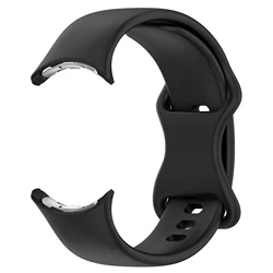 Premium Soft Silicone Sport Wristband - Pixel Watch 2 - 1 (Black)
