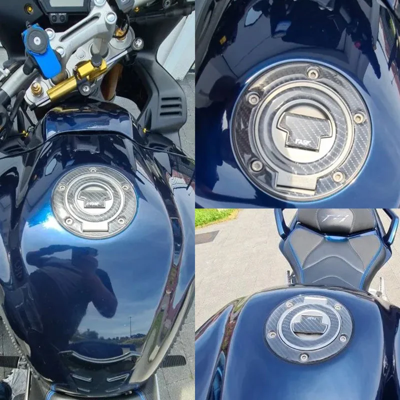

Наклейка для мотоцикла, подходит для пяти отверстий YZF R1 R6 FZ1 FZ6 FZ6N FZ8N MT-01 07 09, крышка топливного бака, аксессуары, 3D углеродное паяние