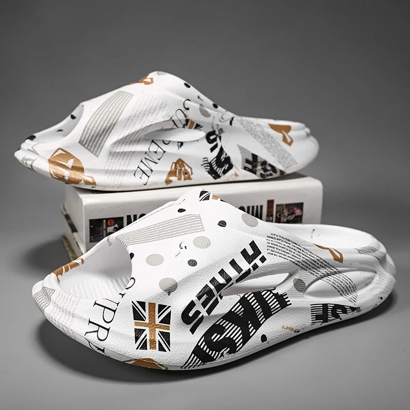 Pánské pantofle s protiskluzovou podrážkou, měkké pěnové pantofle, pohodlné, pro vnitřní i venkovní použití_voghion.com