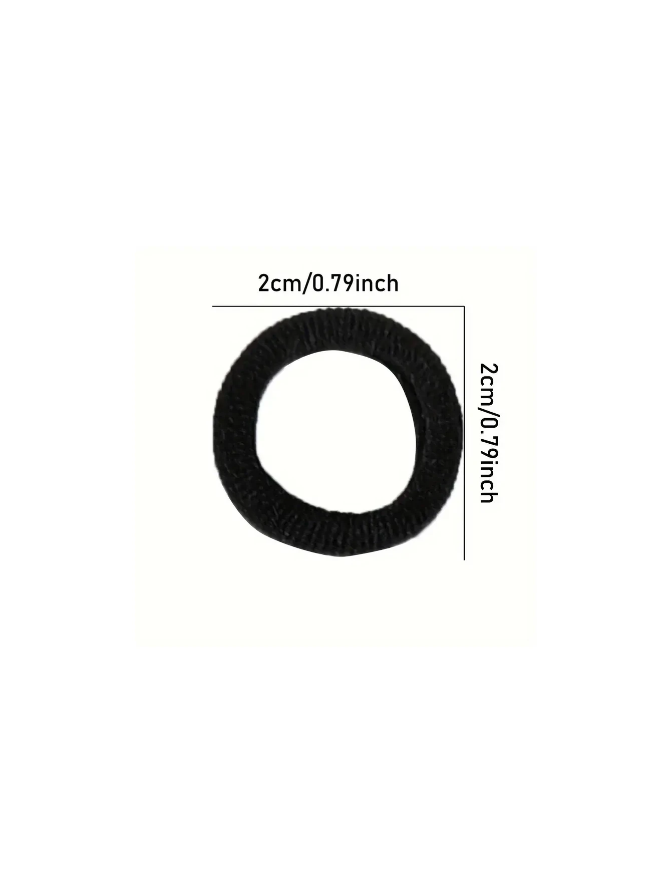 100PCS Basic Nylon Elastic Hair Ties for Girls Colorful Hair Band Ponytail Holder Scrunchie Rubber Band Kid Accessories