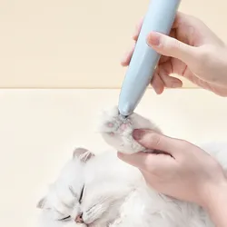 Cat Hair Clipper Cats Paw Cleaner Cat Trimmer Electric Shaver Cats USB Charging Foot Hair Electric Clipper Trimming Pet Grooming