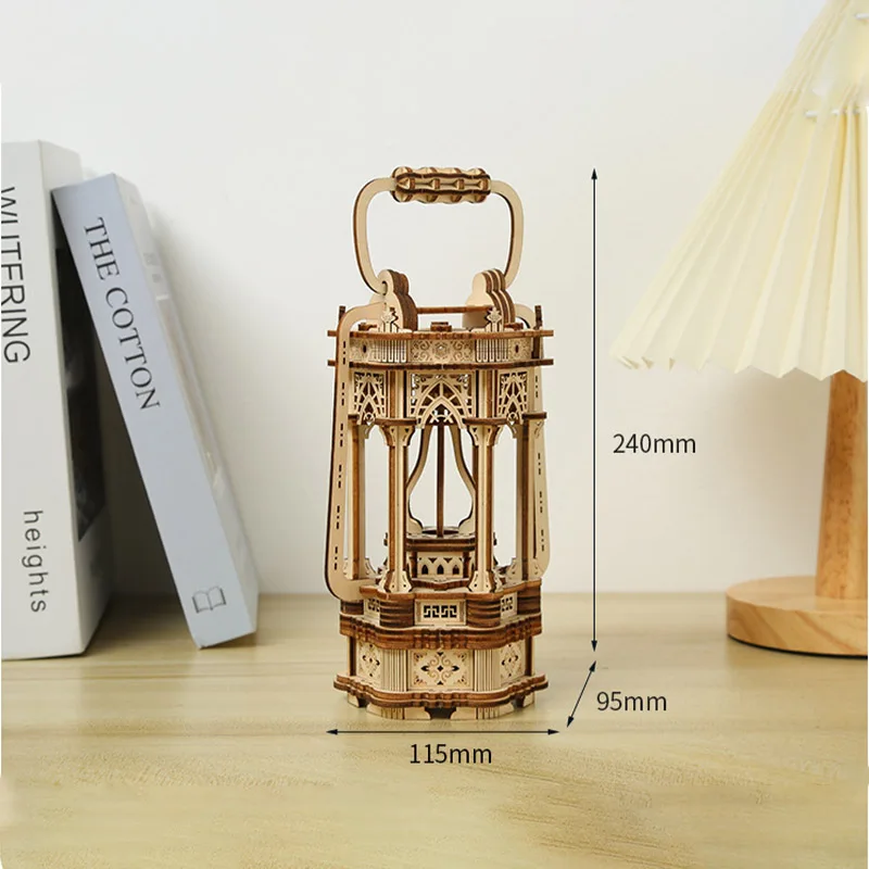 Creative New Portable Lamp Product 3d Puzzle Diy Wooden Alpinia Oxyphylla Toys Bedside Study Decorations Boy's Birthday Gift 5