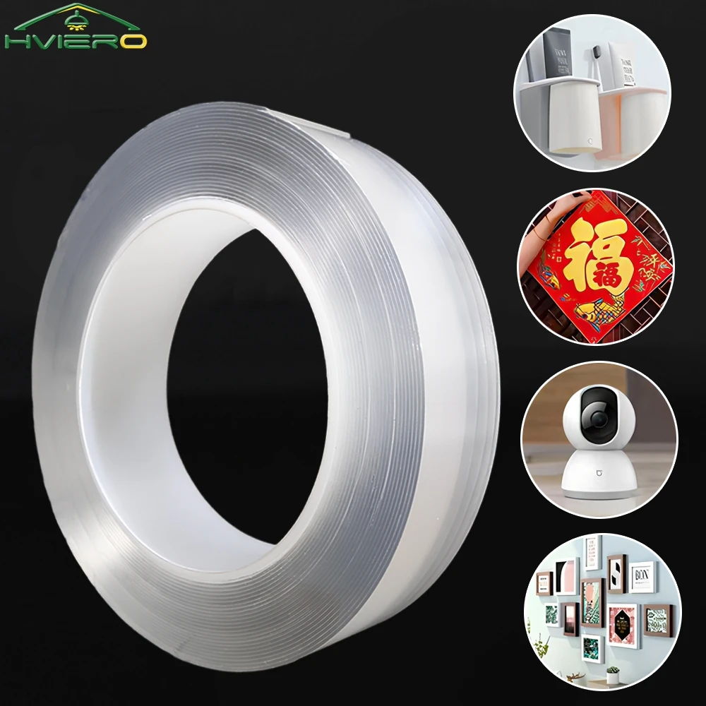 20mm Monster Tape Waterproof Wall Stickers Reusable Heat Resistant Bathroom Home Decoration double sided tape