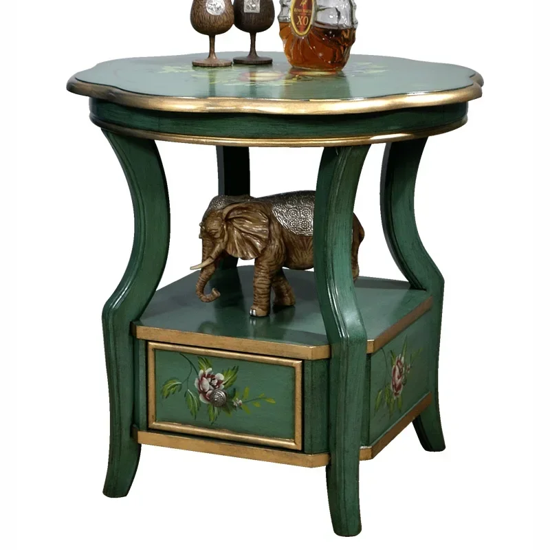 

Sofa Side Table Simple Small Apartment Living Room American Side Table