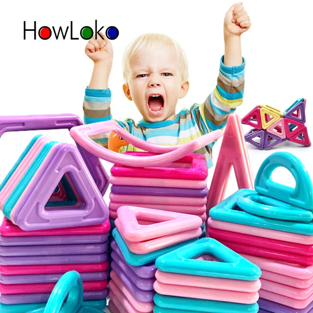 Big Size Magnetic Designer Construction Set Model & Building Toy Magnets Magnetic Blocks Educational Toys For Children 1