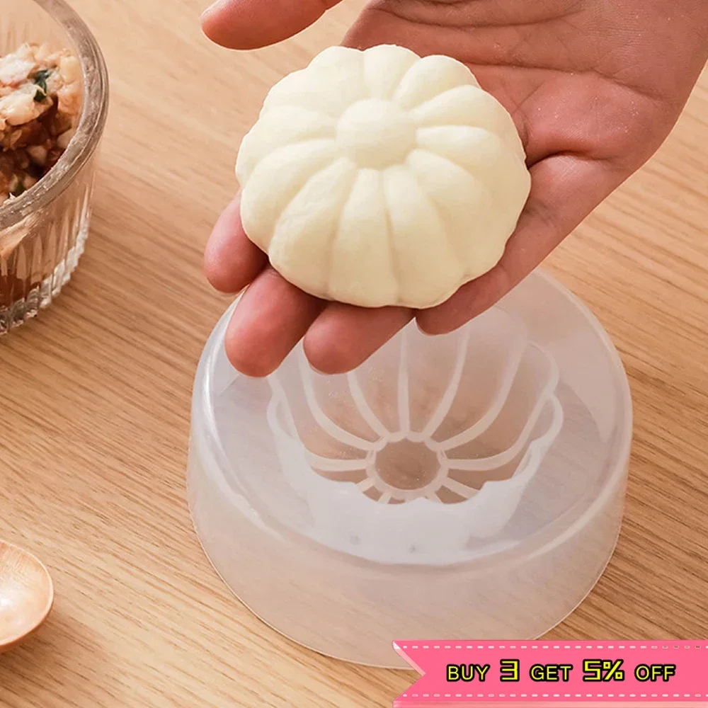 Bun Making Mould Chinese Baozi Molds DIY Pastry Pie Dumpling Maker Baking and Pastry Steamed Stuffed Tool Kitchen Accessories